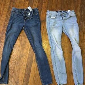 Hollister low and mid rise women’s jeans size 3
